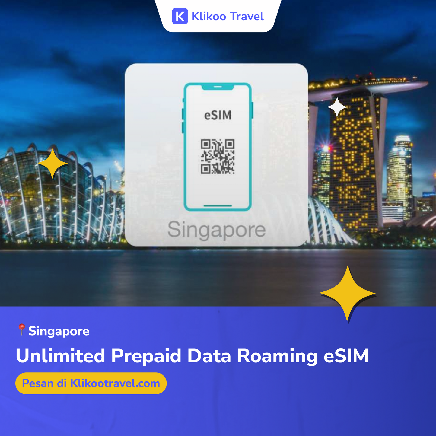 Singapore Unlimited Prepaid Data Roaming eSIM