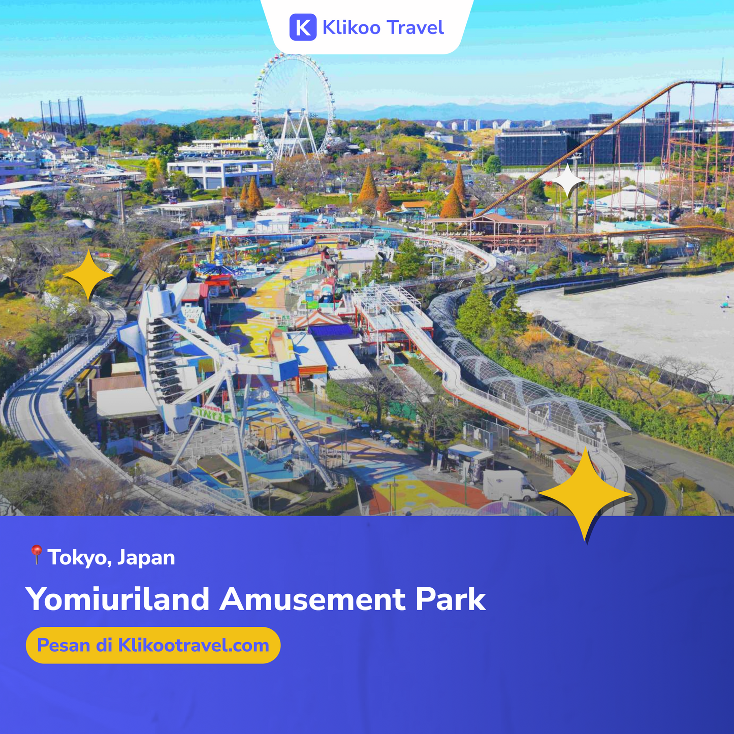 Yomiuriland Amusement Park | One-day Pass